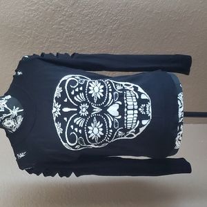 Jawb Reaker Sugar Skull Sweater LG